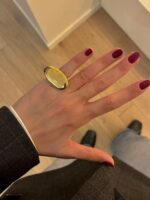 Gold Caprice Serçe Parmak Yüzüğü - Görsel 2