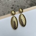 Gold Sole Küpe - Görsel 2
